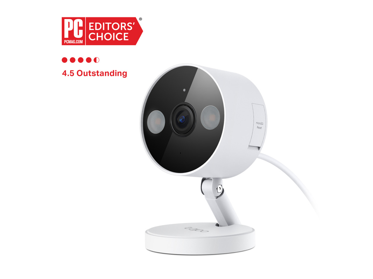TP-Link Tapo 2K QHD Security Camera, Indoor/Outdoor, Color Night Vision, Free Pe