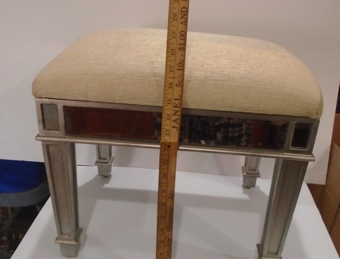 Retro Foot Stool Ottoman Mid Century