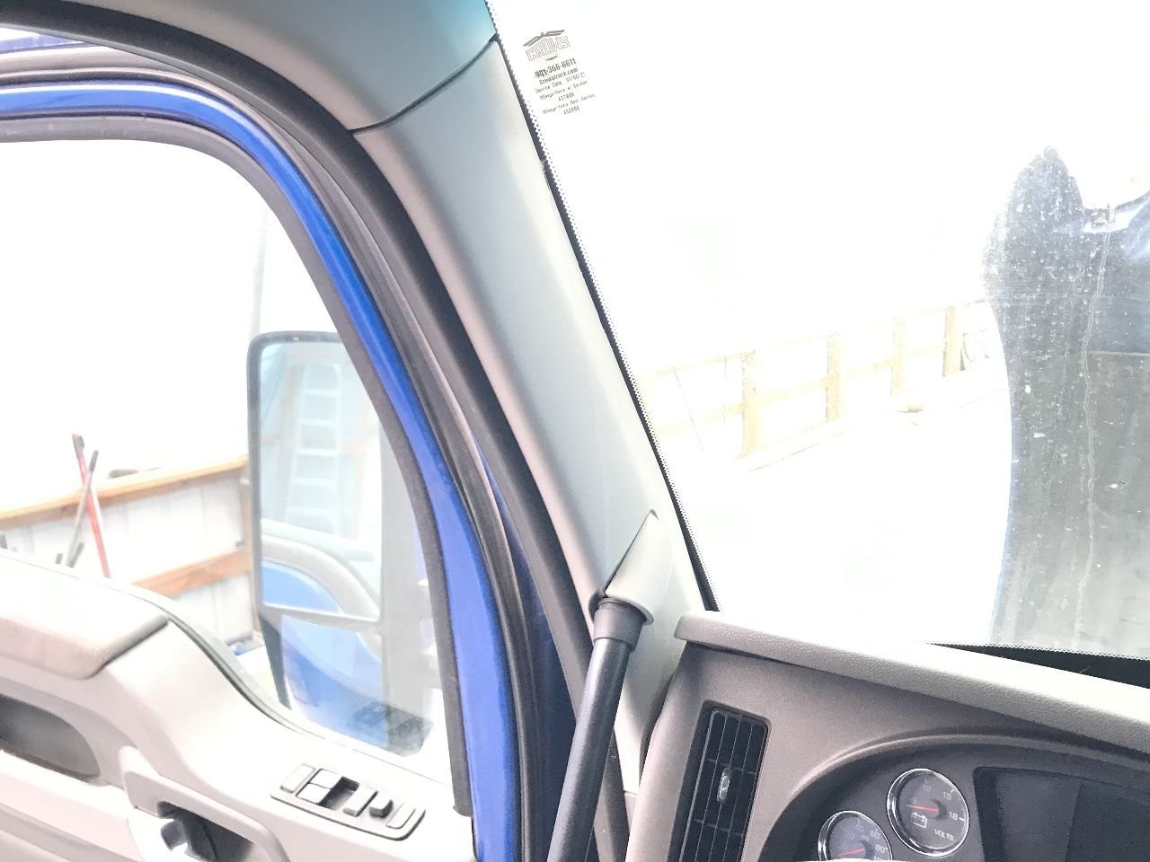 Kenworth T680 POLY Left/Driver A PILLER Trim/Panel