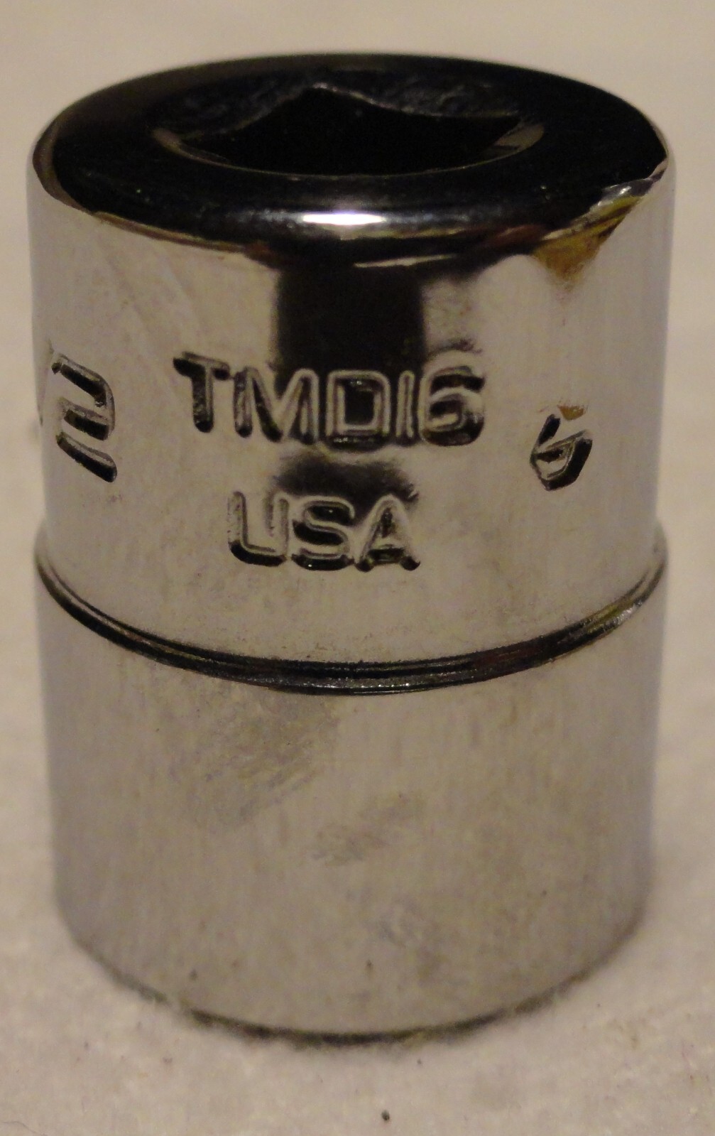 SNAP-ON TOOLS 1/4 DRIVE 1/2" SAE 12 POINT CHROME SOCKET TMD16 FREE SHIPPING