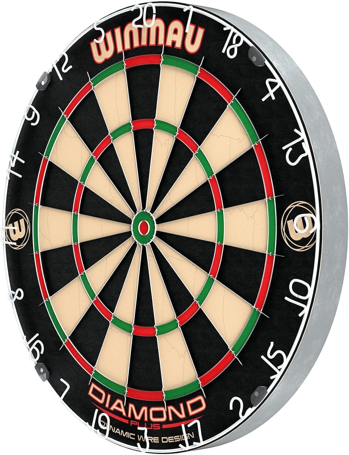Tablero De Dardos De Yute Sin Grapas 17.75 Pulgadas Bullseye