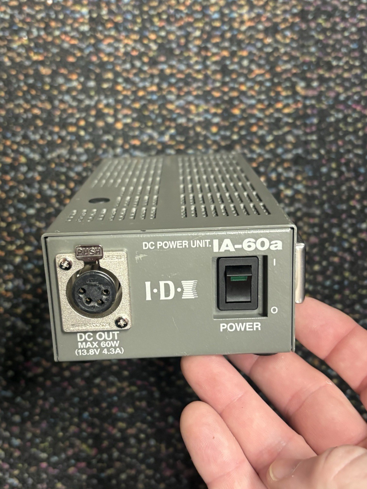 IDX Model: IA-60A 4-Pin XLR 13.8V Professional Camera Power Supply Module, as-is