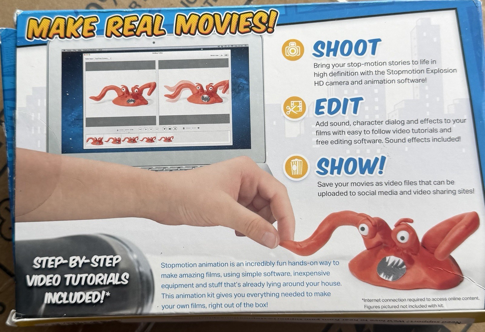 Stopmotion Explosion: Stop Motion Animation Kit with Full HD 1080P Camera
