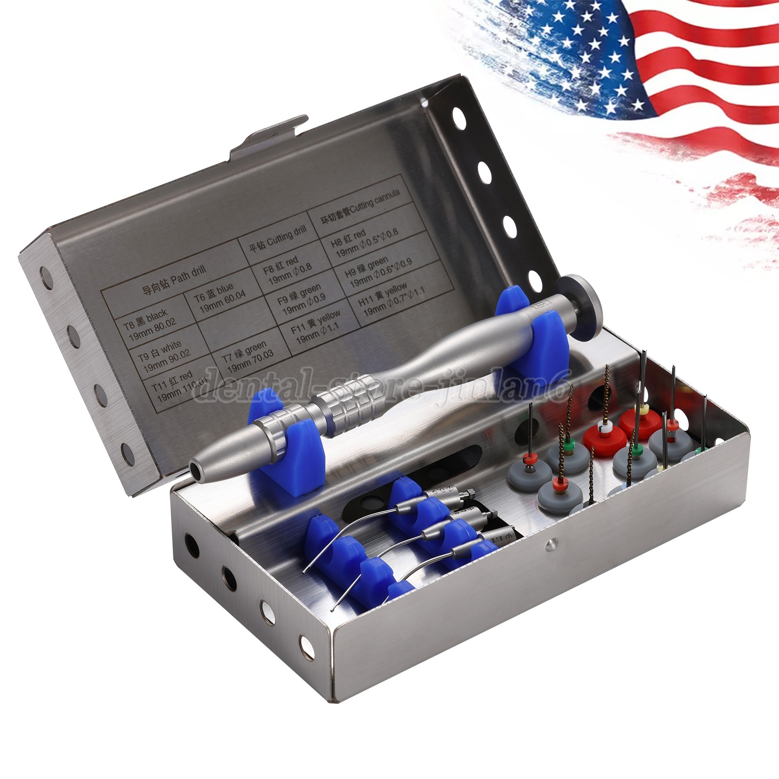 Dental Broken File Extractor Endodontic Removal System Kit Endo Root Canal Tools