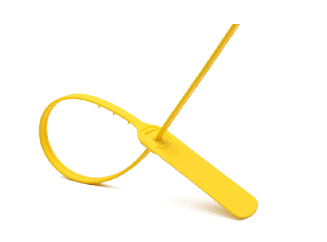 Plastic Security Seals with Metal Insert – 100 pcs Yellow-16-Inch/40cm
