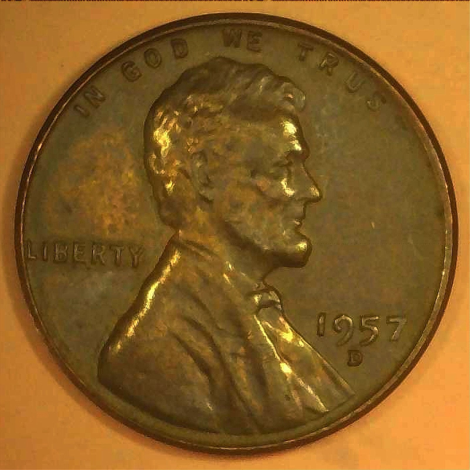 1957 D Lincoln Cent ~ RPM-006 ~ Coppercoins: 1957D-1MM-006 ~ CONECA: RPM-006