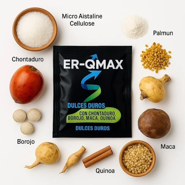ER-QMAX All-Natural  Strength Supplement - 8 tablets + 4 Tablets FREE