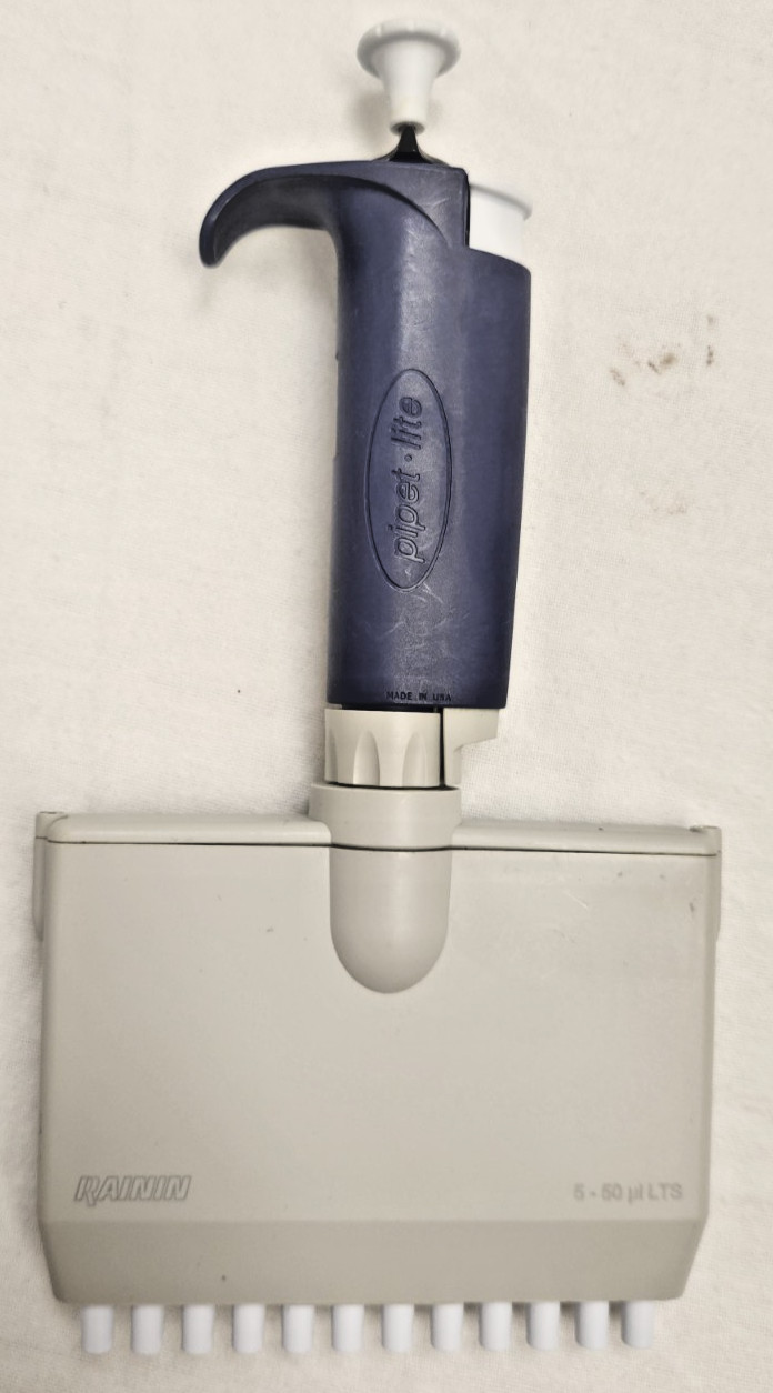 Rainin LTS Pipet-Lite 12-Channel Pipette 50uL L12-50 [Working]