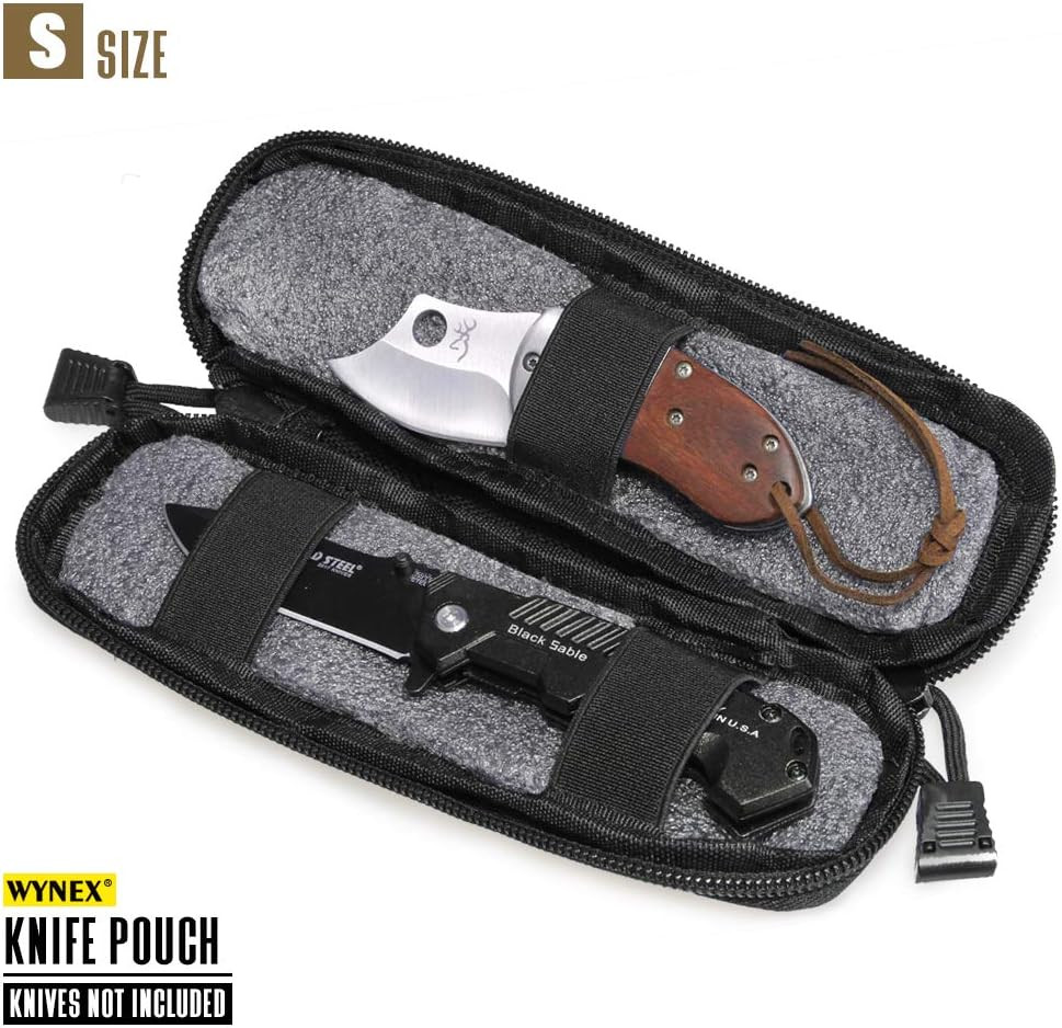 Tactical Small Molle Pouch Knife Sheath Flashlight Holder Multi Tool Pouch Mini