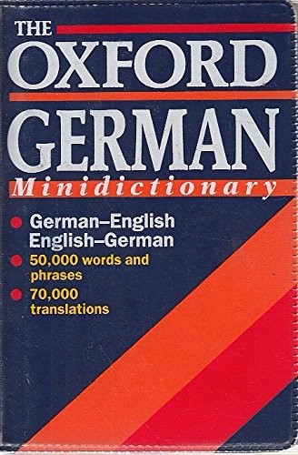 The Oxford German Minidictionary By Gunhild Prowe, Jill Schneide