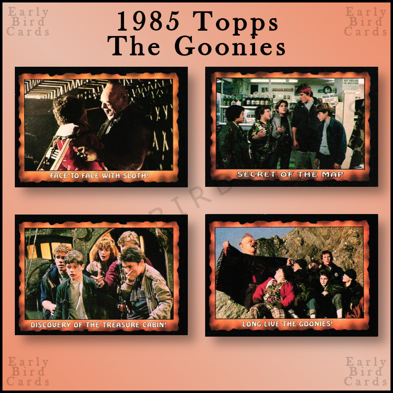 1985 Topps THE GOONIES Movie Cards (1-86) / Pick Your Cards / Buy4+ Save20%