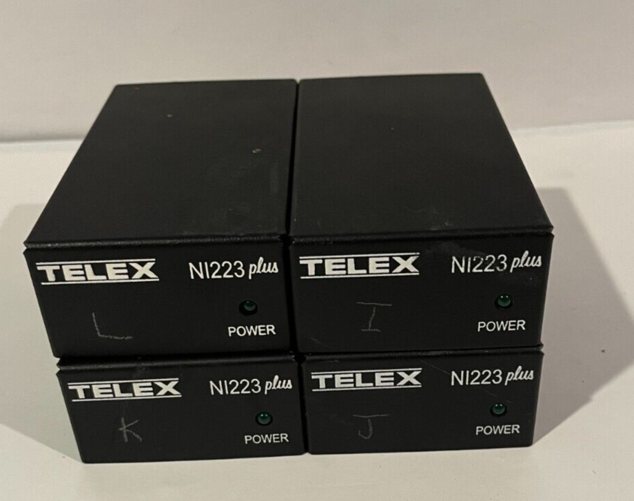 Telex NI223 Plus Advanced iDen Phone Interface Radio Dispatch Lot of 4
