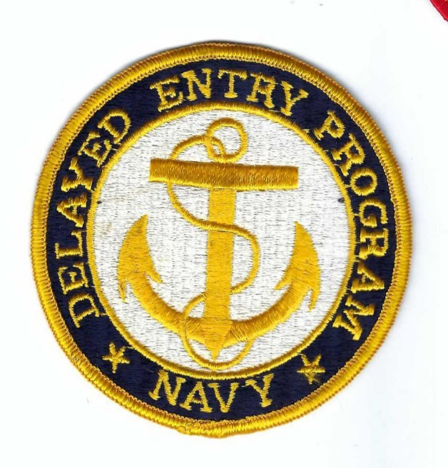 US Navy Delayed Entry Program Patch 4-inch