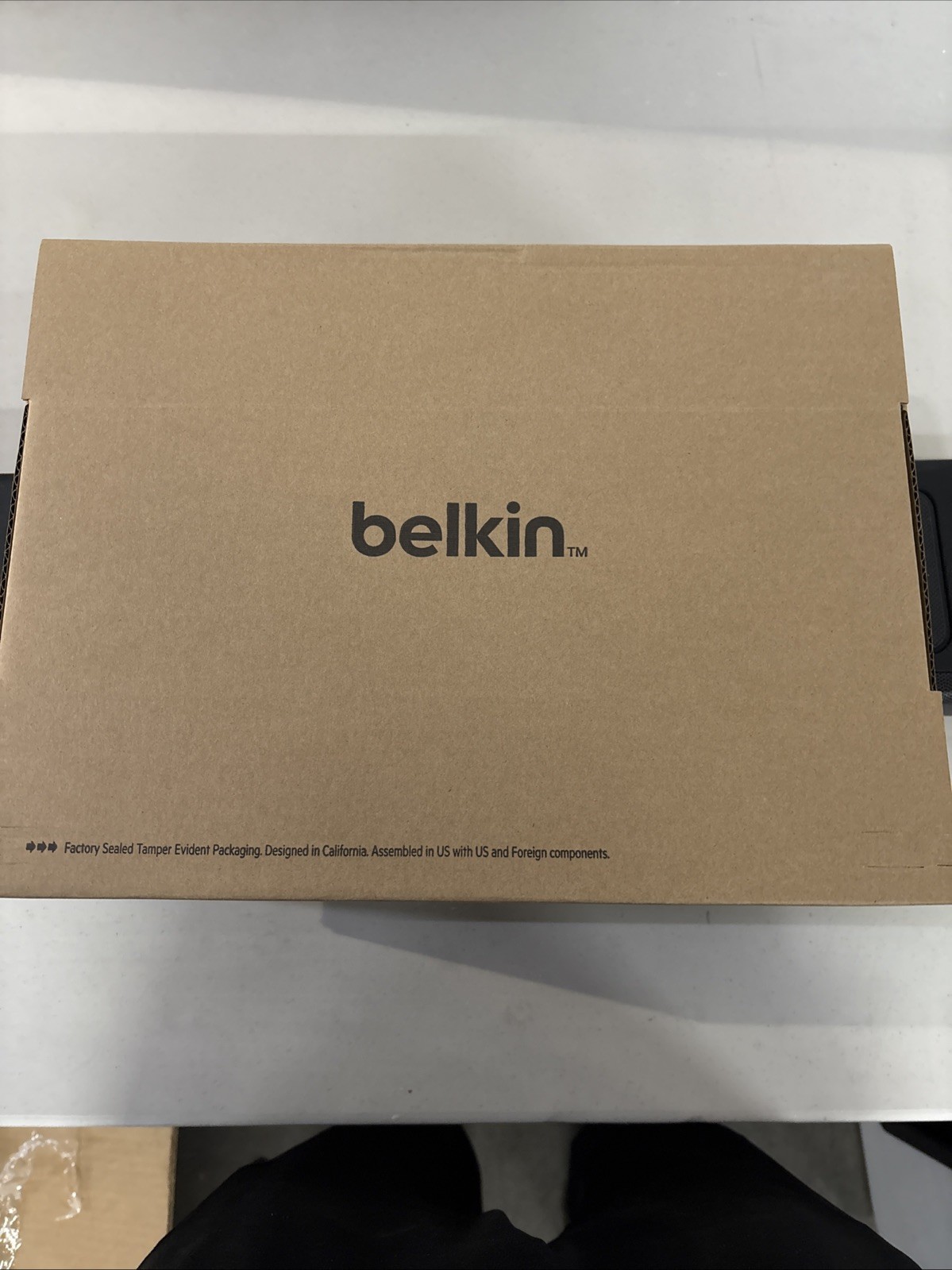 Belkin F1DN104W-3 KVM Switch Box - Black