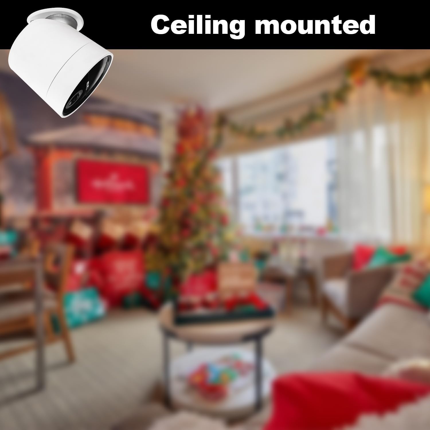 2 Pack Metal Wall Mount for SimpliSafe Wireless Outdoor Security Camera White