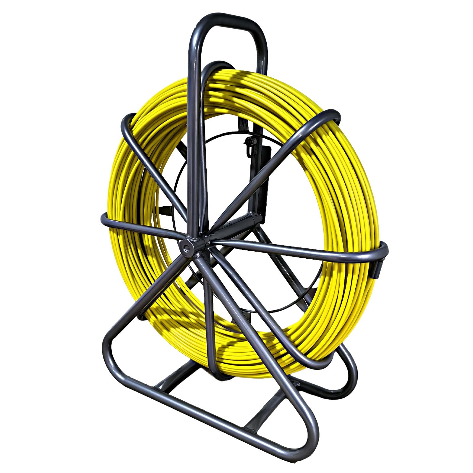 Fish Tape Puller Fiberglass 656ft 1/4 inch Wire Puller Cable Running Duct Rodder