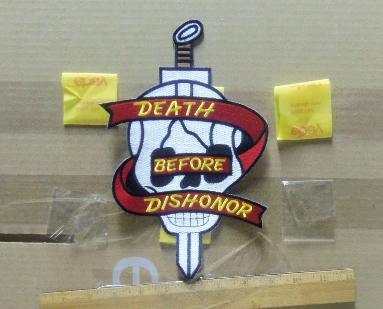 Death Before Dishonor Embroidered Back Patch