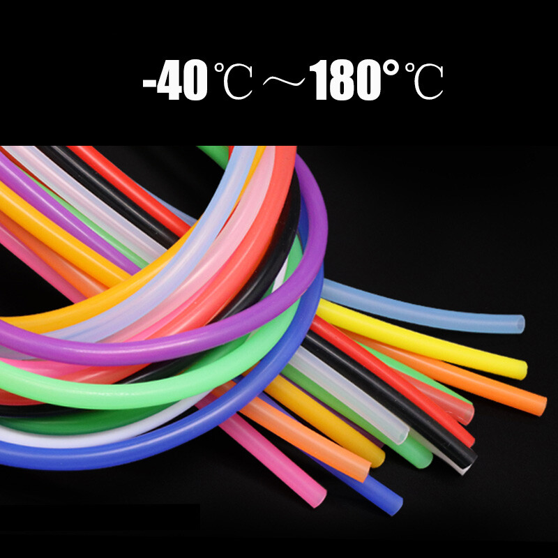 Multiple Colors Silicone Tube ID 2mm~10mm Food Safe Vacuum Hose Pipe Soft Tube