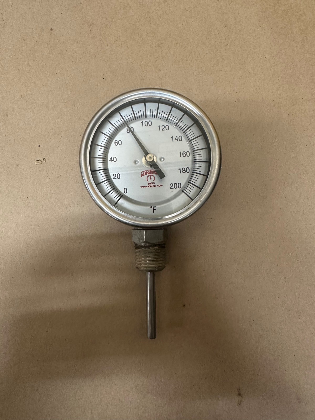 Winters 1953 0-200 Temperature Gauge