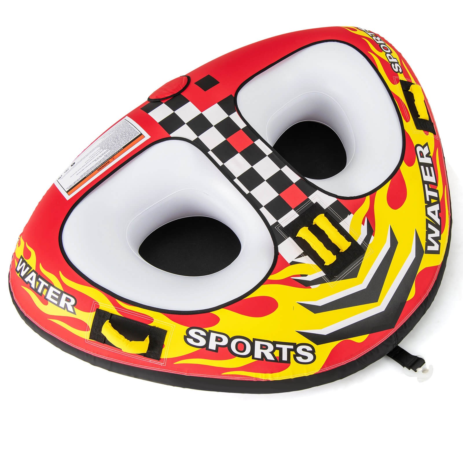 Towable Tube for Boating 1 or 2 Person Inflatable Boat Tube for Youth & Adult