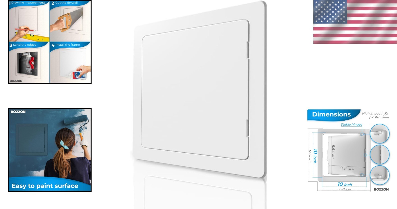White Access Panel for Wall & Ceiling - Durable