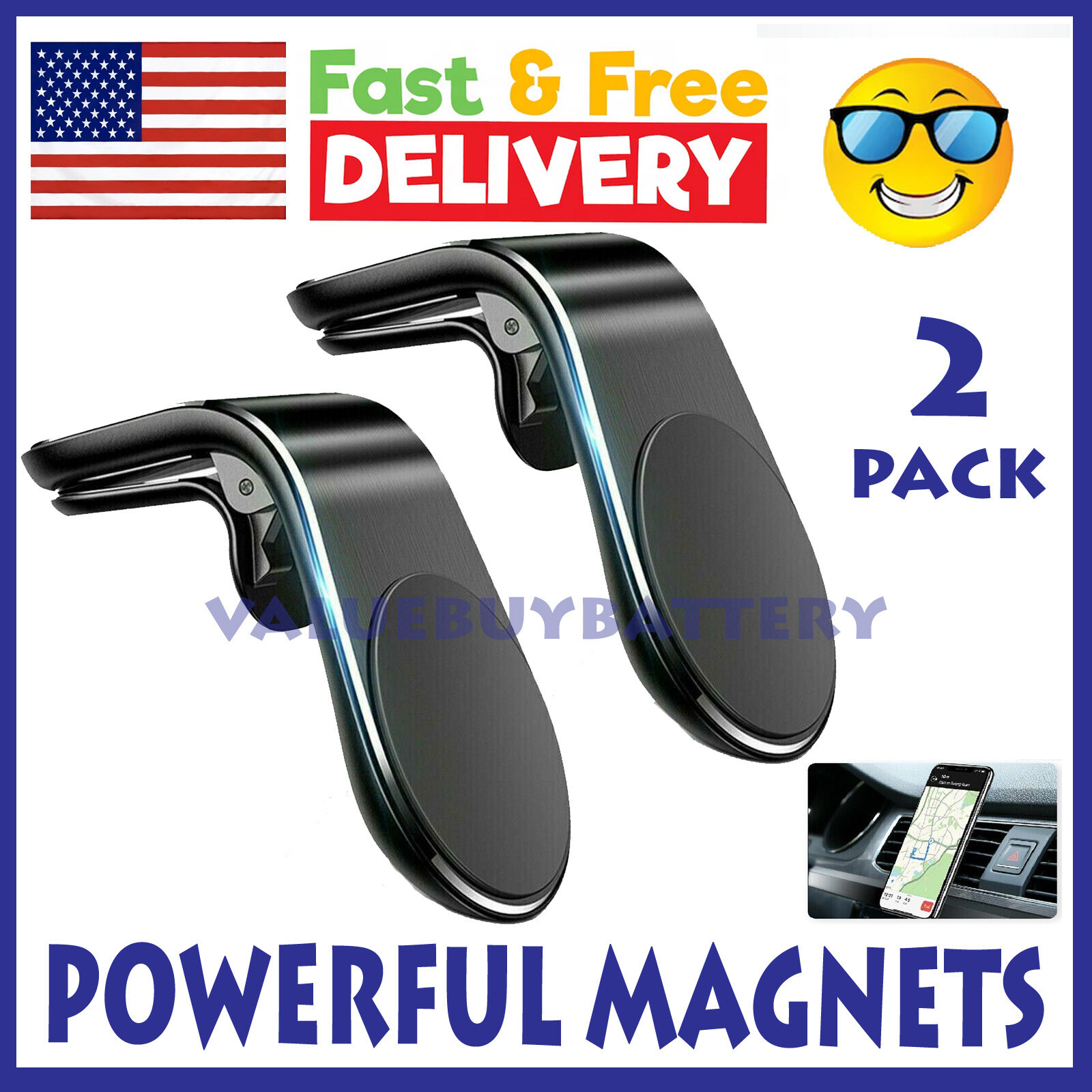 Car Magnet Magnetic Air Vent Stand Mount Holder Universal For Mobile Cell Phone