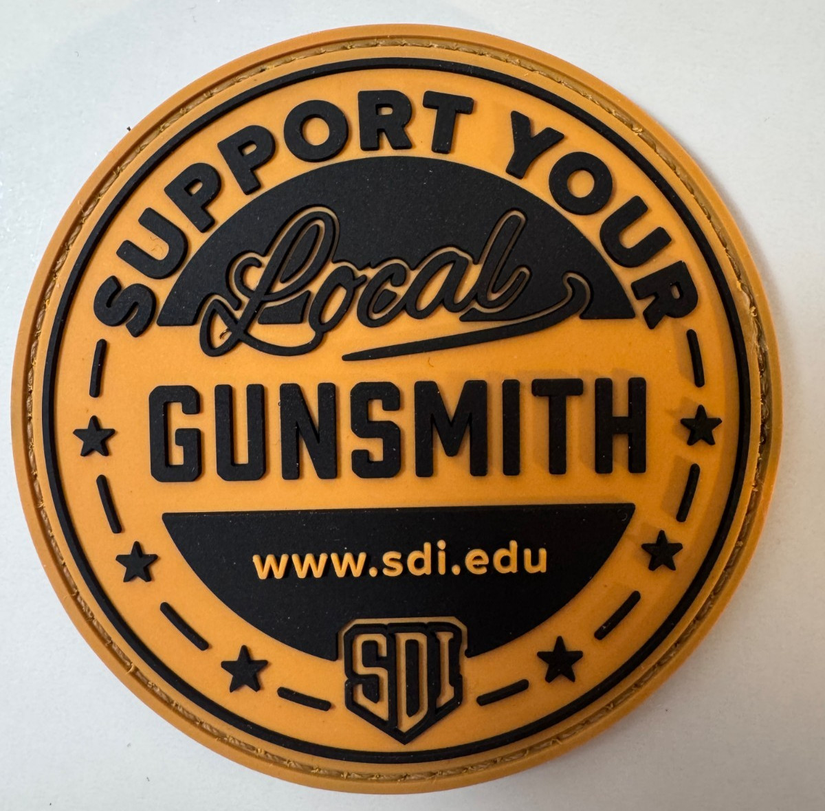 Shot Show 2026 Support Your Gunsmith SDI Morale Tactical 3 in Patch