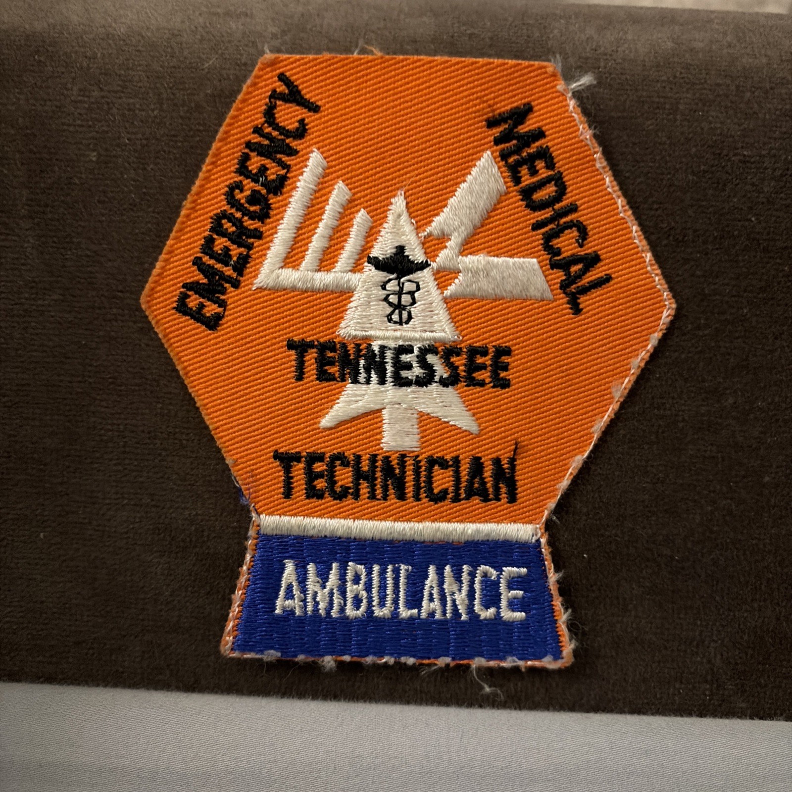 Embroidered Patch Tennessee Emergency Medical Technician Paramedic Ambulance