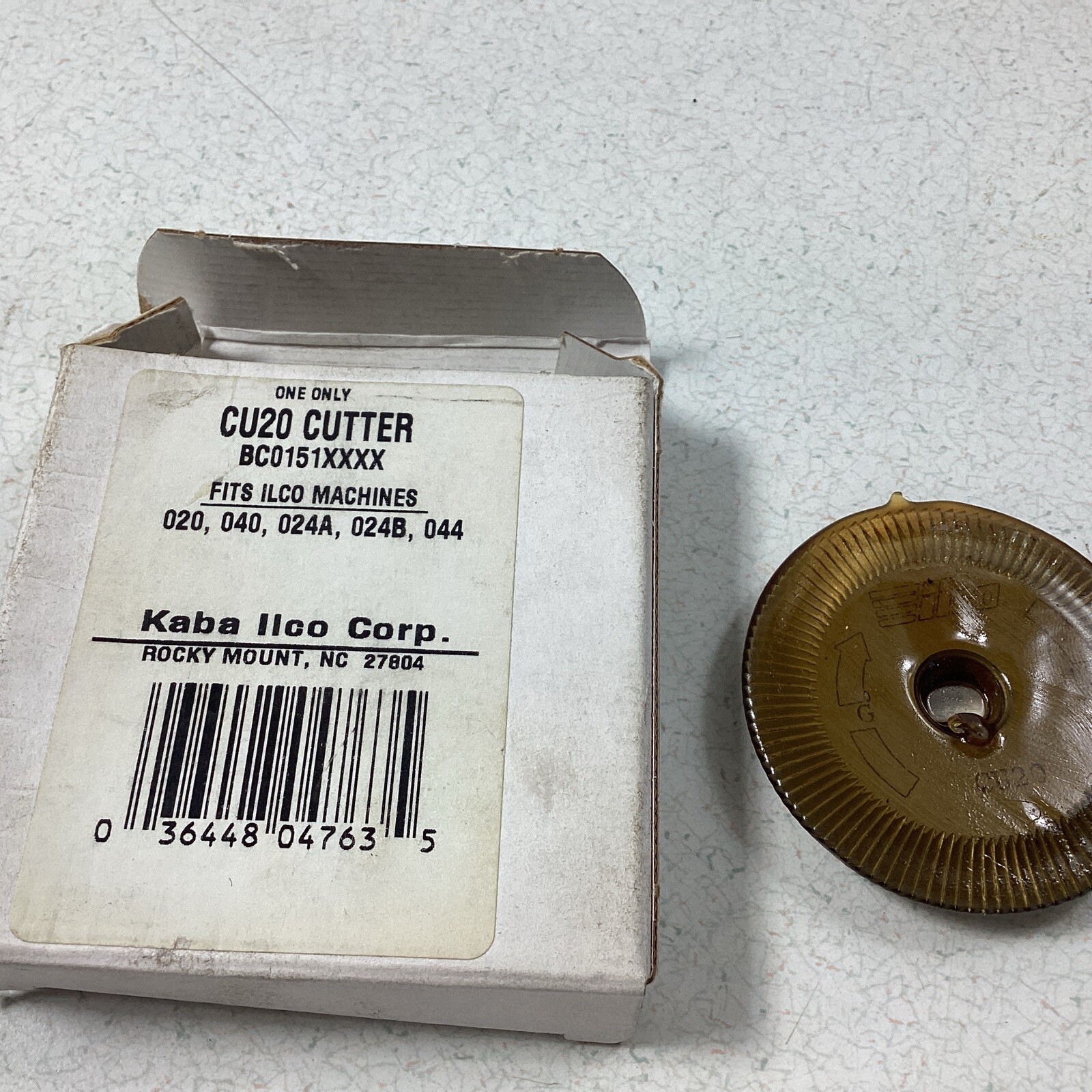 Kaba ILCO CU20 MACHINE CUTTER KEY MACHINE New in box Sealed