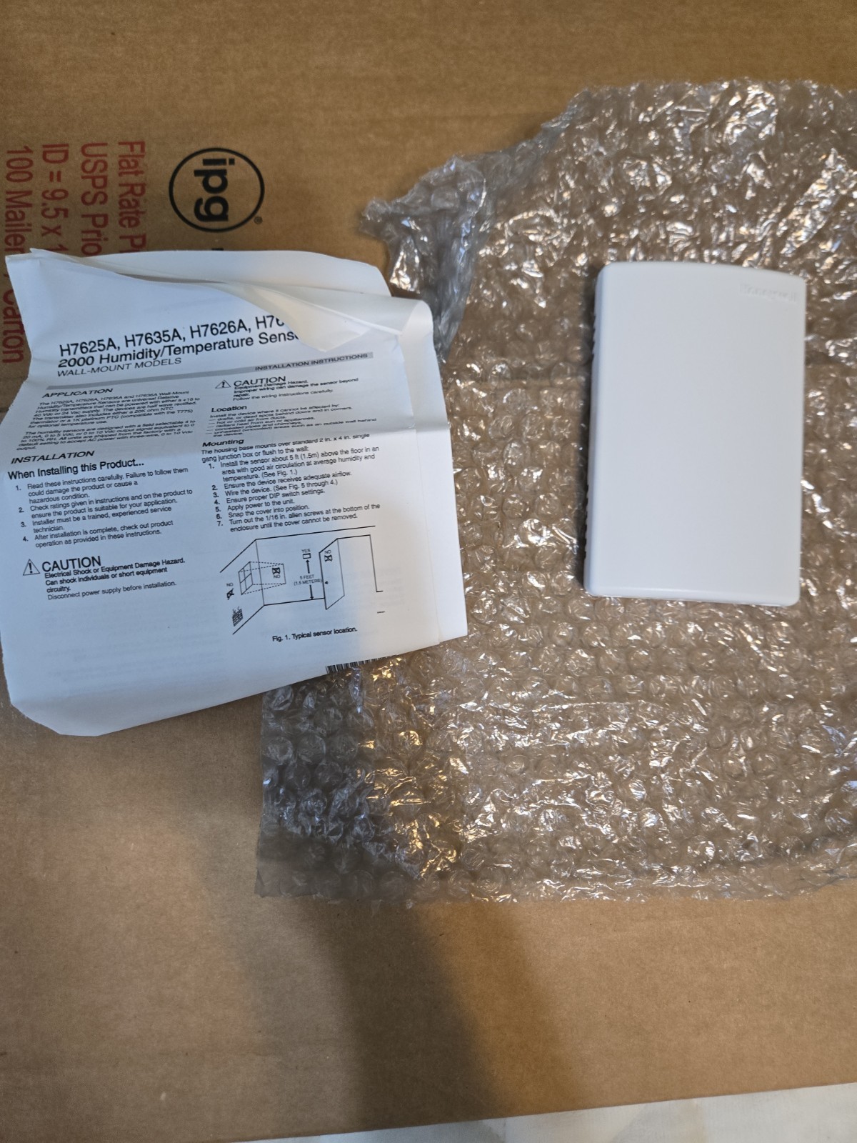 HONEYWELL H7635A2012 HUMIDITY Transducer SENSOR New In Open Box