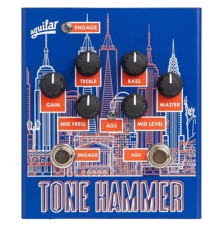 aguilar TONE HAMMER LTD NYC Effects pedals bass Preamp Brand New Japan