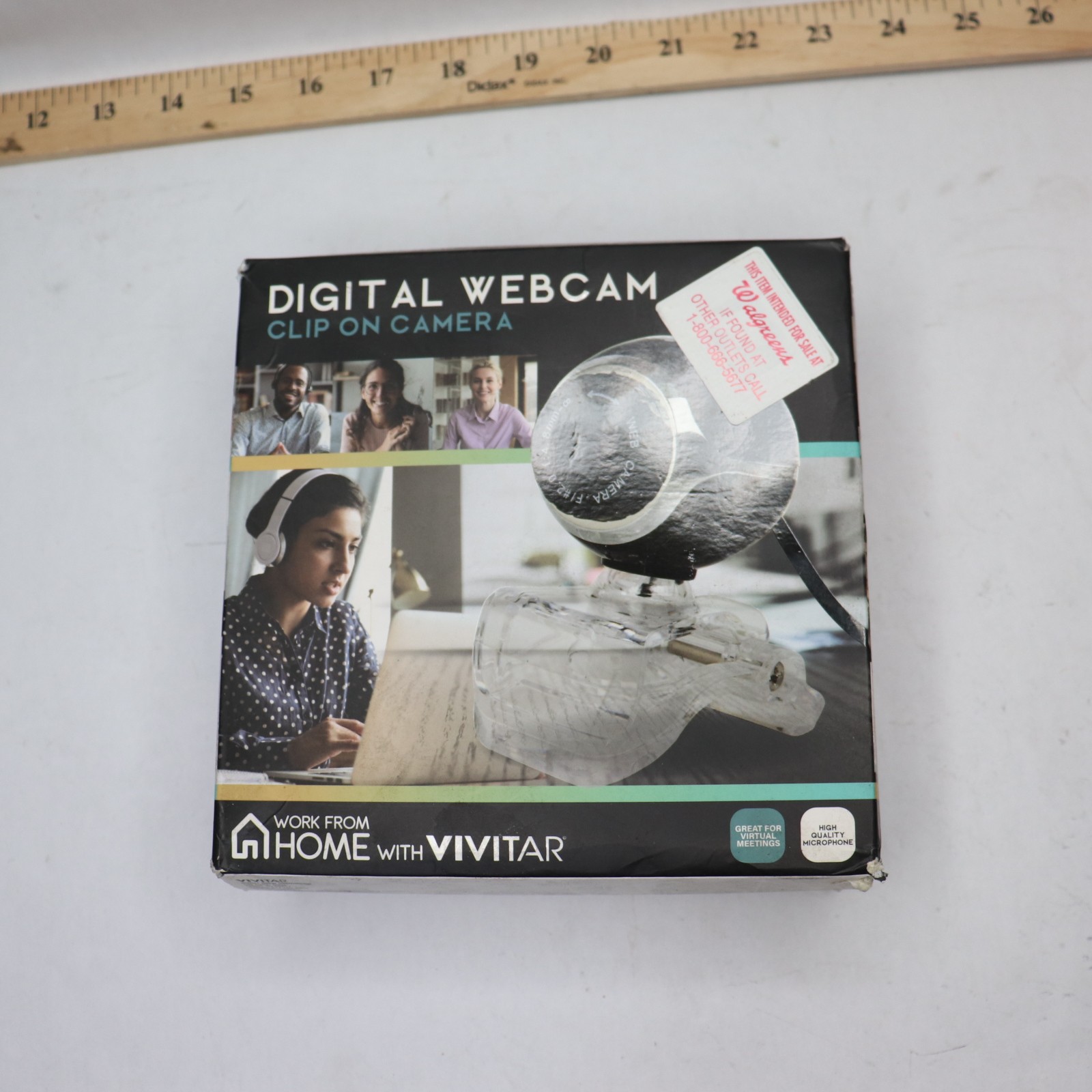 Vivitar Digital WebCam Clip On Camera Compatible w/ Windows & Mac OS