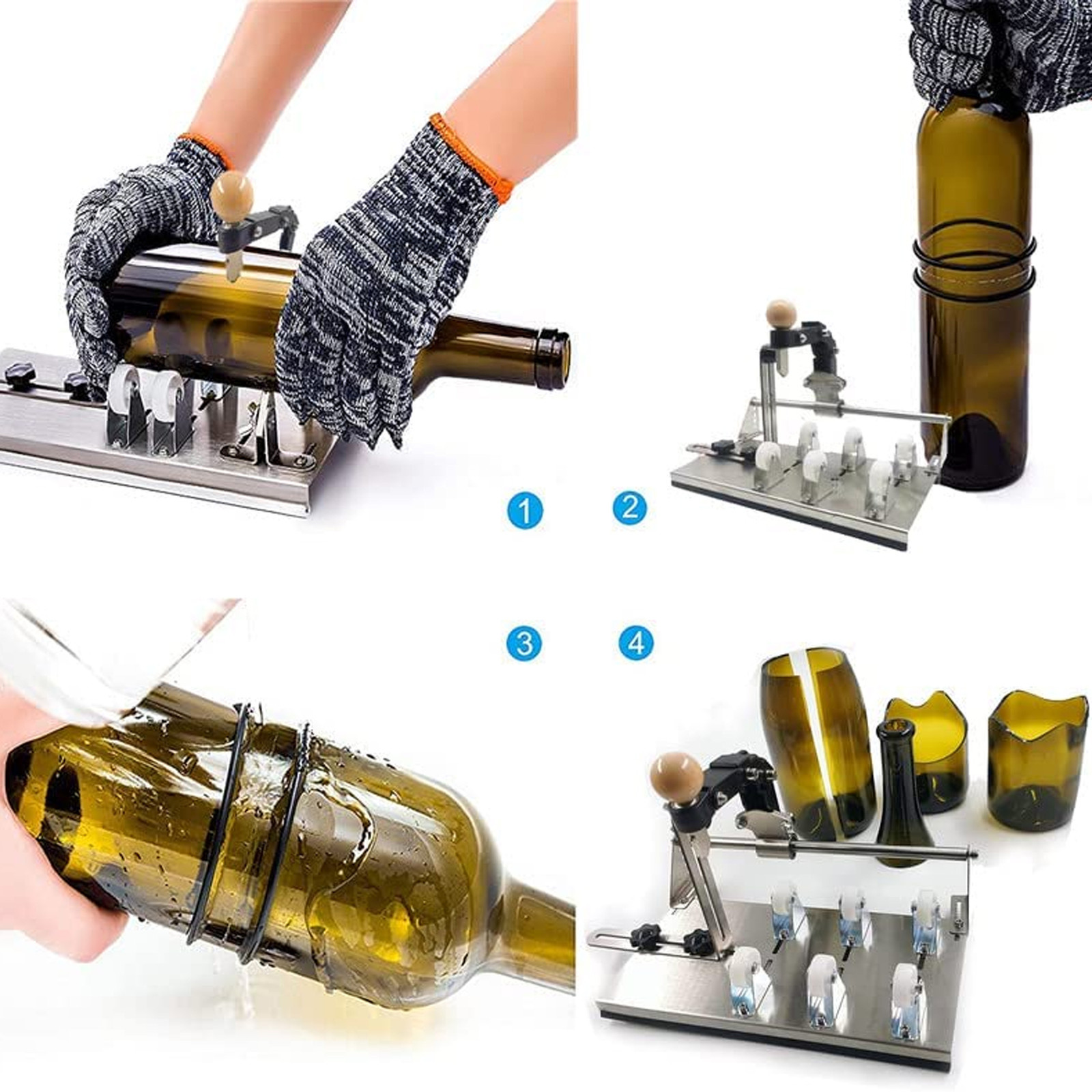 Glass Bottle Cutter Upgraded Wine Cutting Tool Machine For Bottle Cutting Part