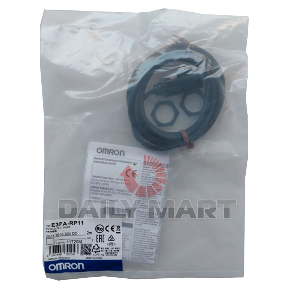 New In Box OMRON E3FA-RP11 Photoelectric Sensor