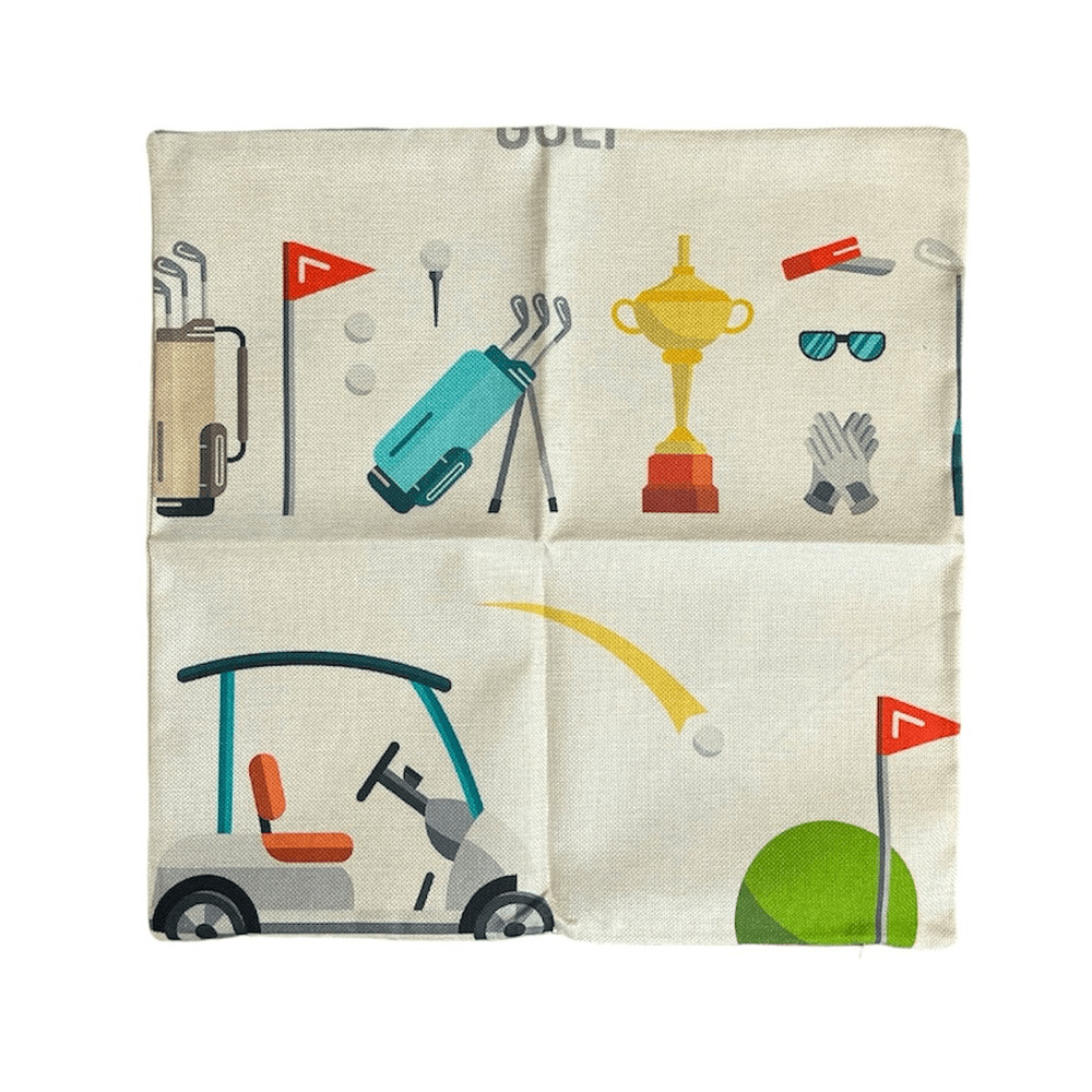 Golf Throw Pillow Cover