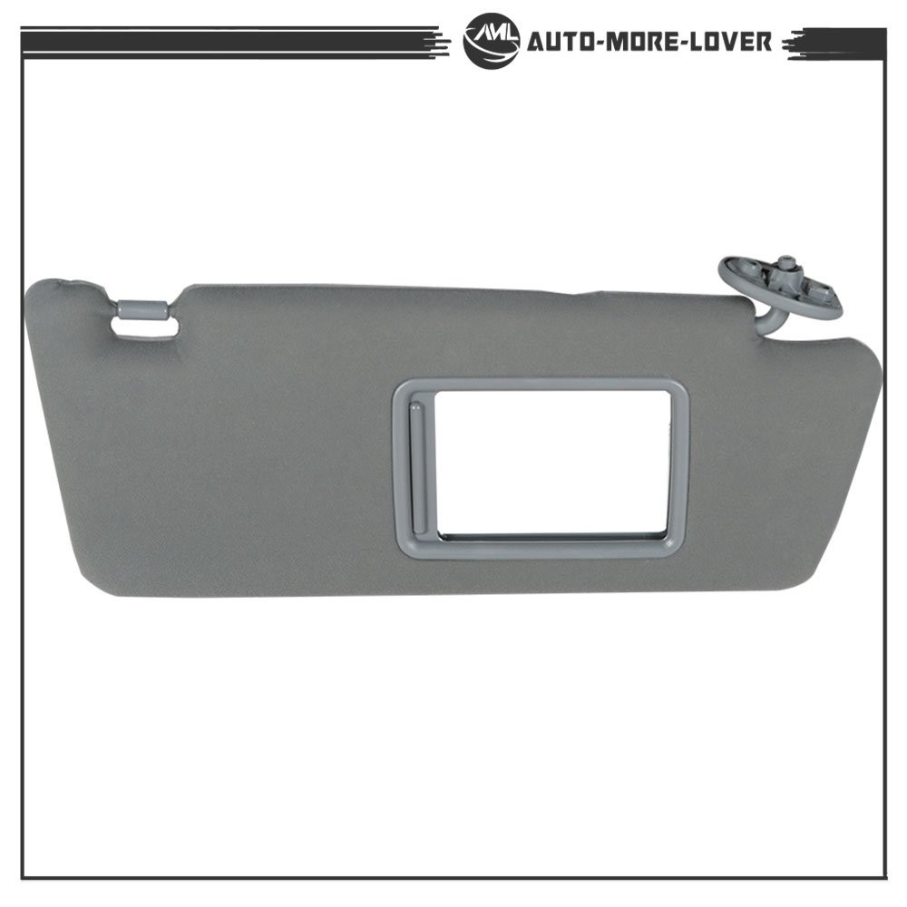 Gray Sun Visors Left Right Side 2pcs Fit For 2005-2015 Toyota Tacoma 2.7L 4.0L
