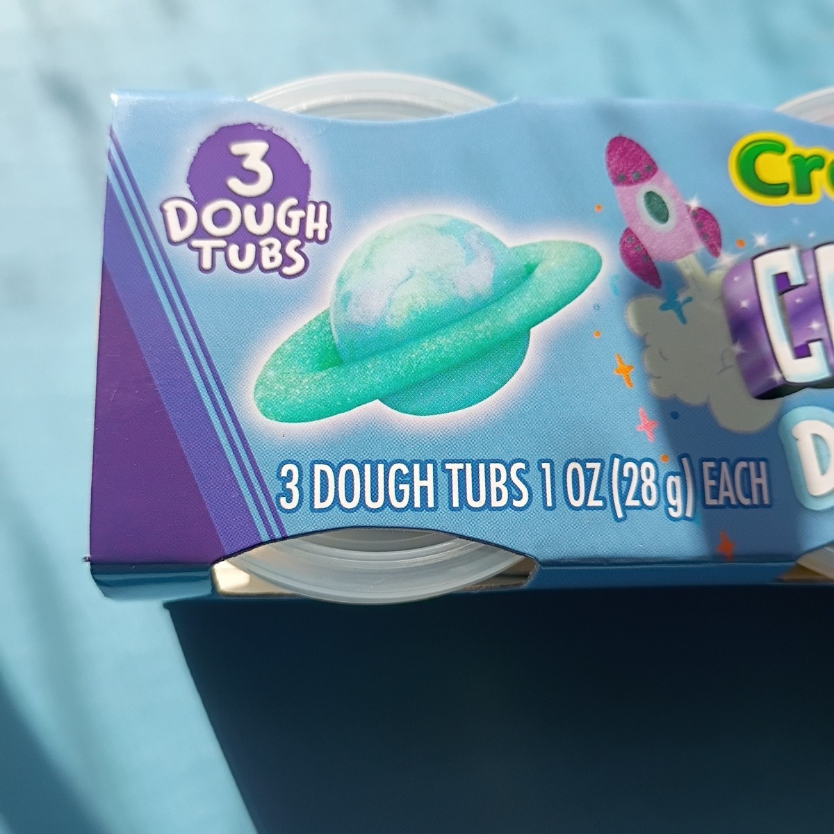 2025 Crayola Cosmic Dough - 3 Tubs Each