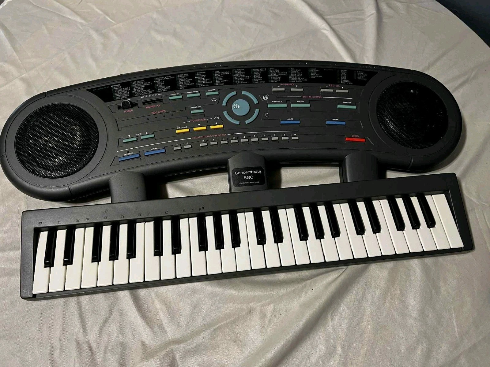 Radio Shack Concertmate 580 Electronic Keyboard W/100 Sounds For Parts