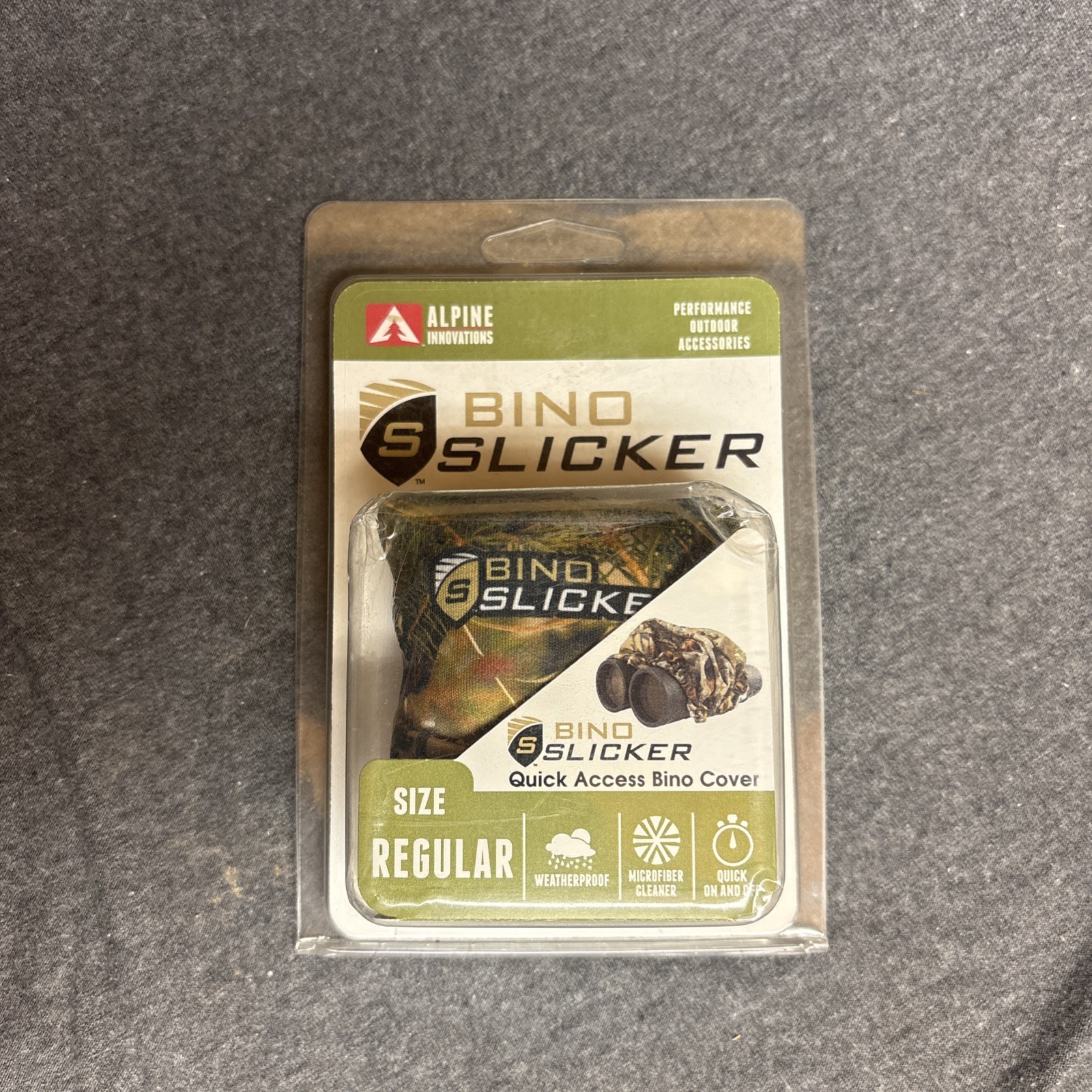 Bino Slicker by Alpine Innovations Camo Bino/Binocular Slicker Cover