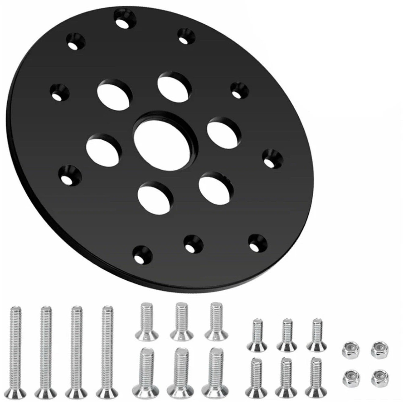 NEW GUIDE BUSHING ROUTER PLATE 1-1/4' CENTER Works with Most Routers