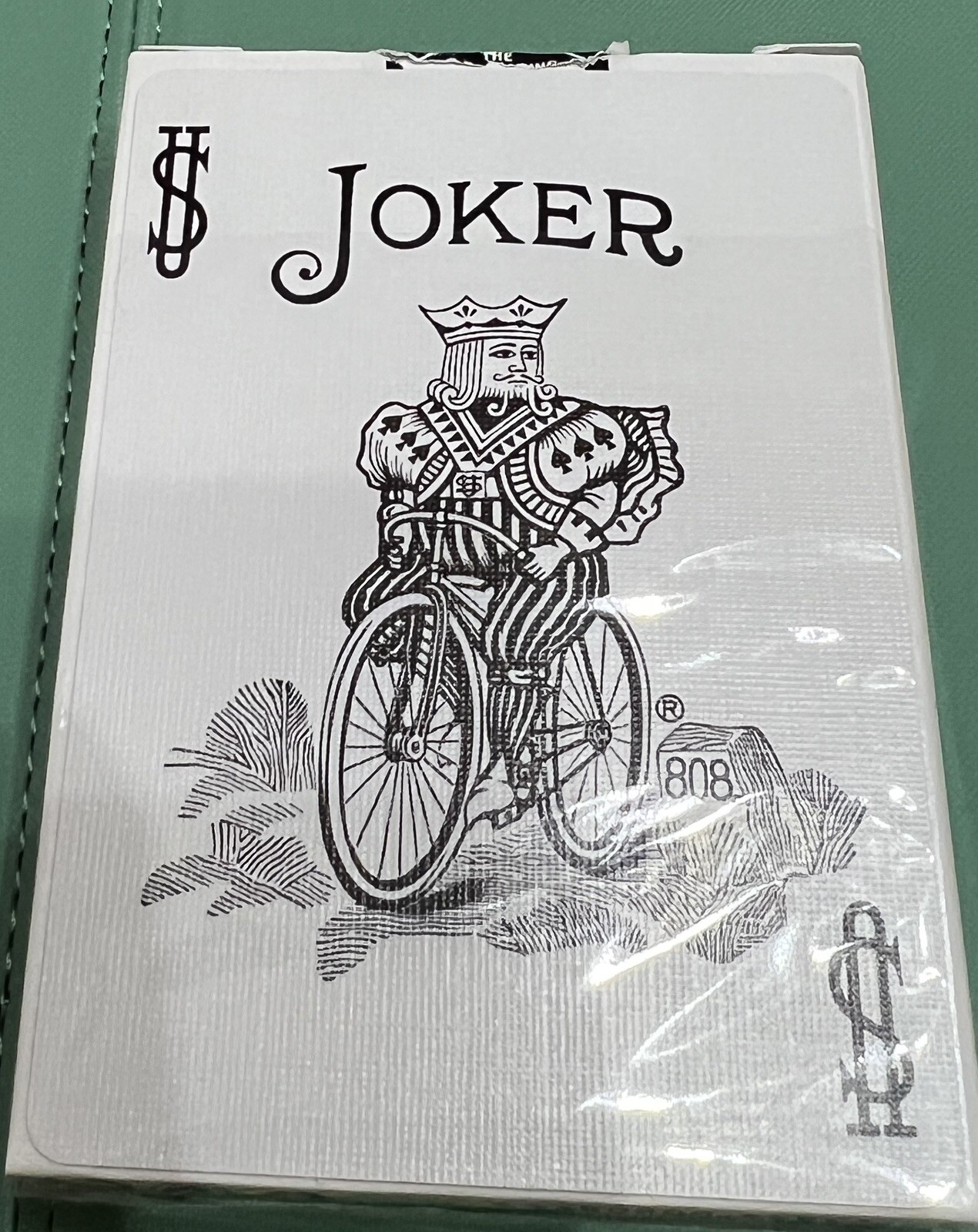 One way forcing deck Blue Back B/W  Joker