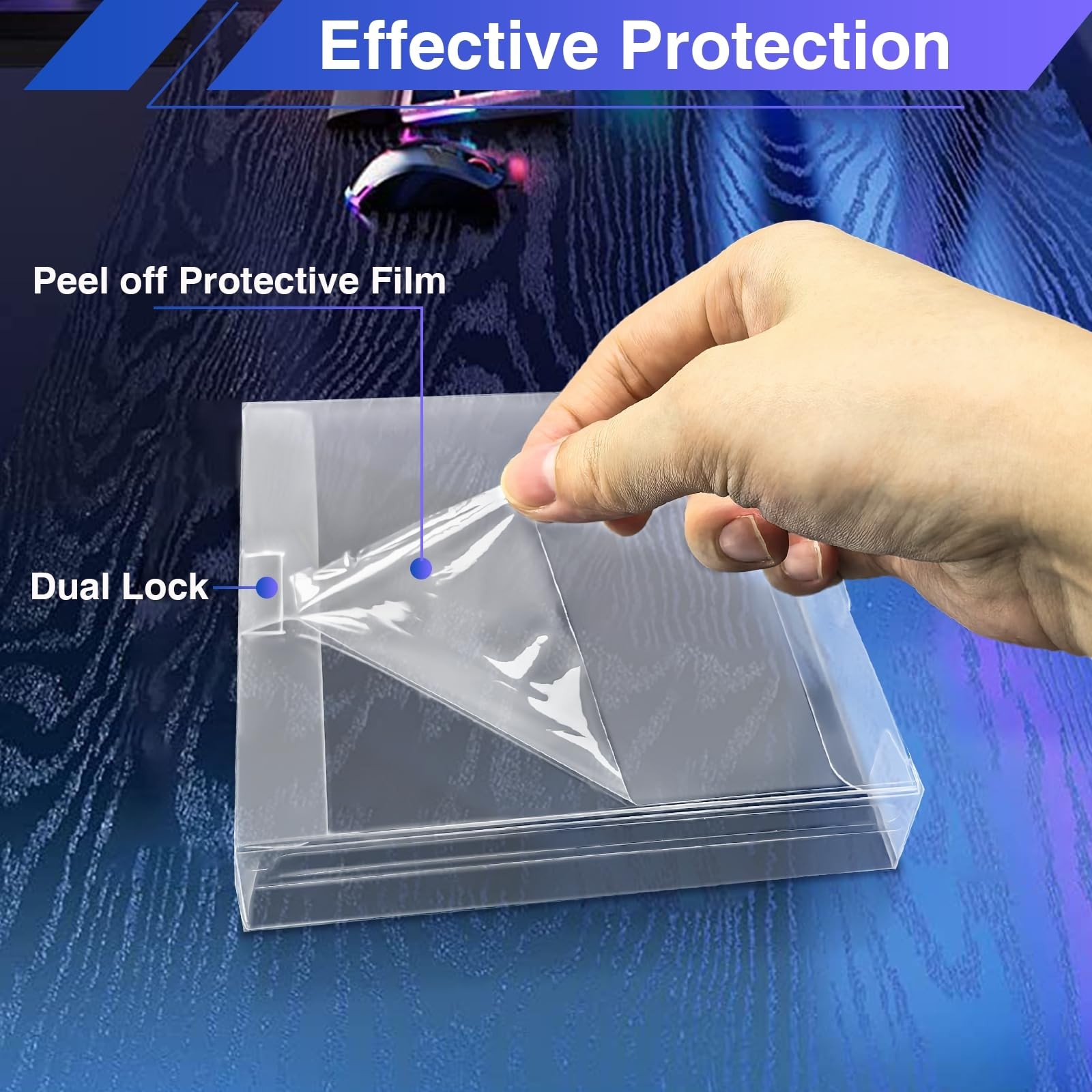 Vlammende Game Boy clear case protector