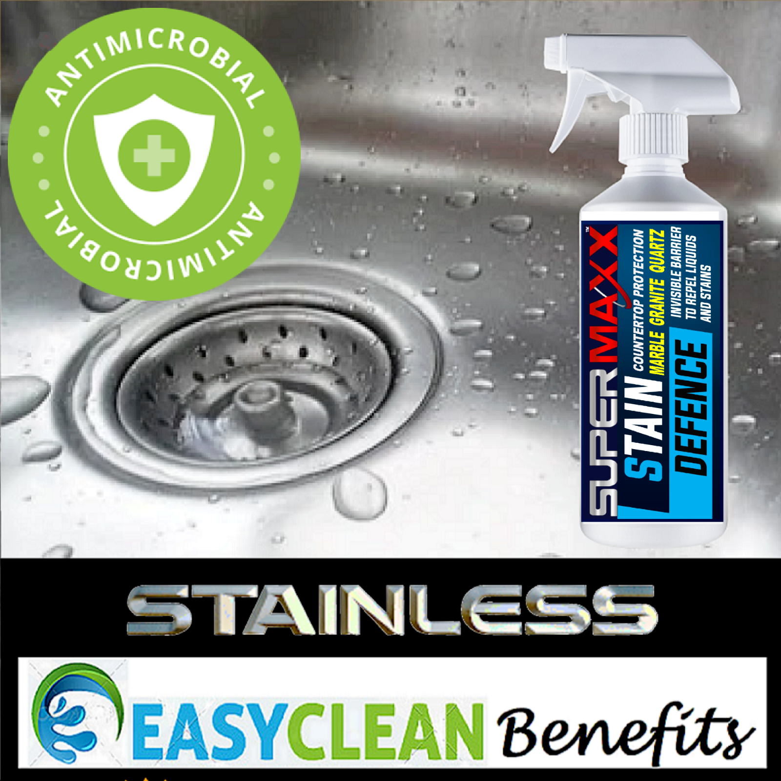 COUNTERTOP SEALER, ALL SURFACE CERAMIC SPRAY GRANITE MARBLE QUARTZ STONE GLASS