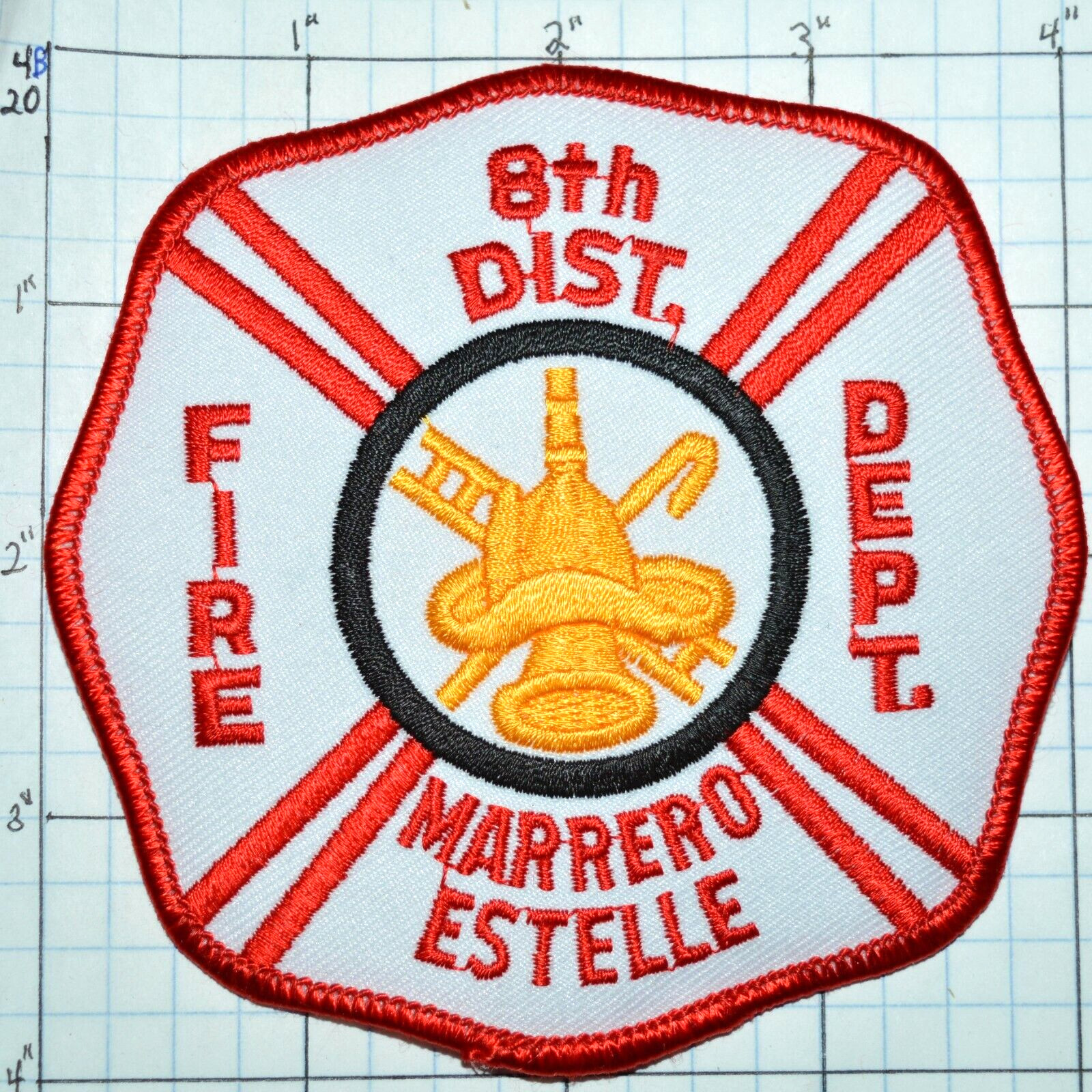 LOUISIANA, MARRERO ESTELLE 8TH DISTRICT FIRE DEPT PATCH