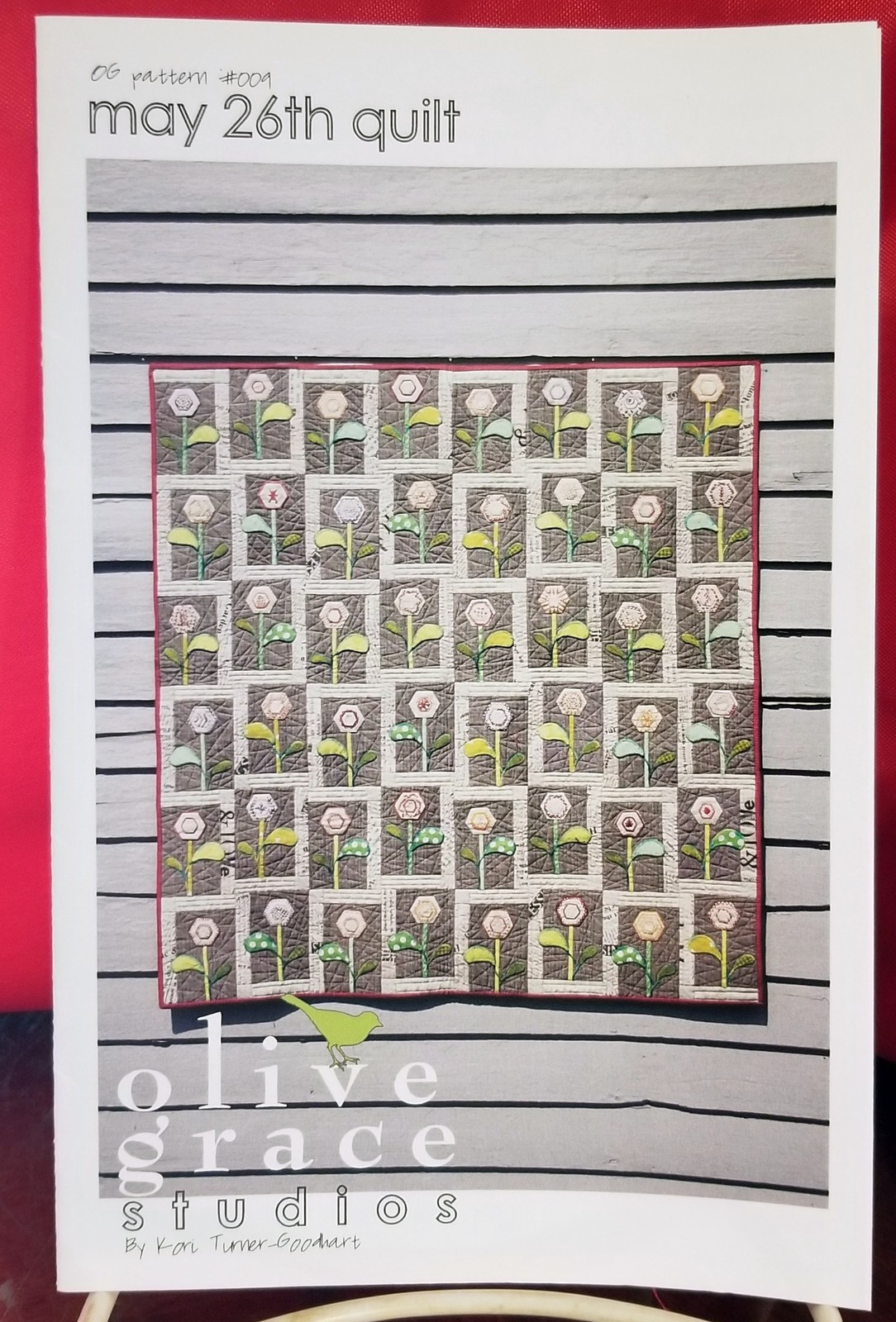 May 26th Quilt Pattern - Kori Turner-Goodhart - Olive Grace #009 - 2016 - 40x42
