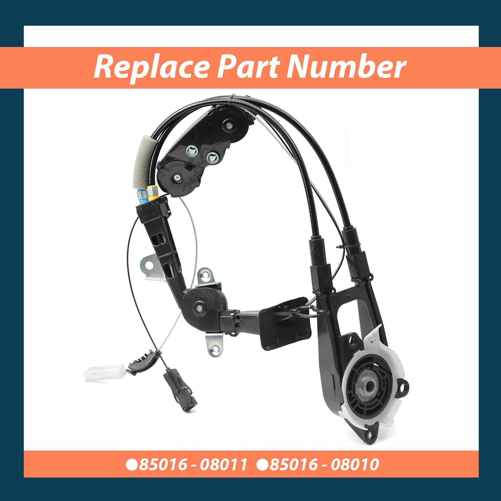 Rear Left Driver Side Power Sliding Door Cable Replacement 85016-08011