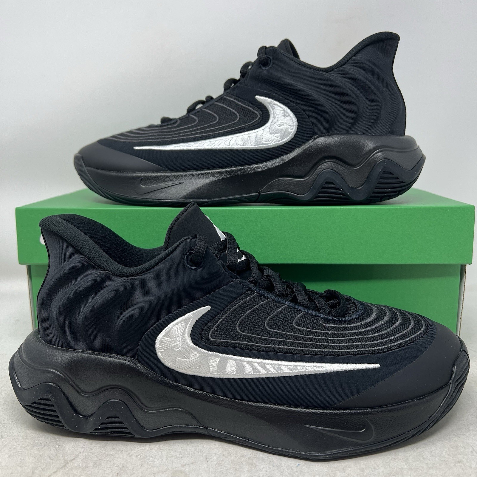 Nike Giannis Immorality 4 Black White Grey Men's Basketball Shoes FQ3680-005