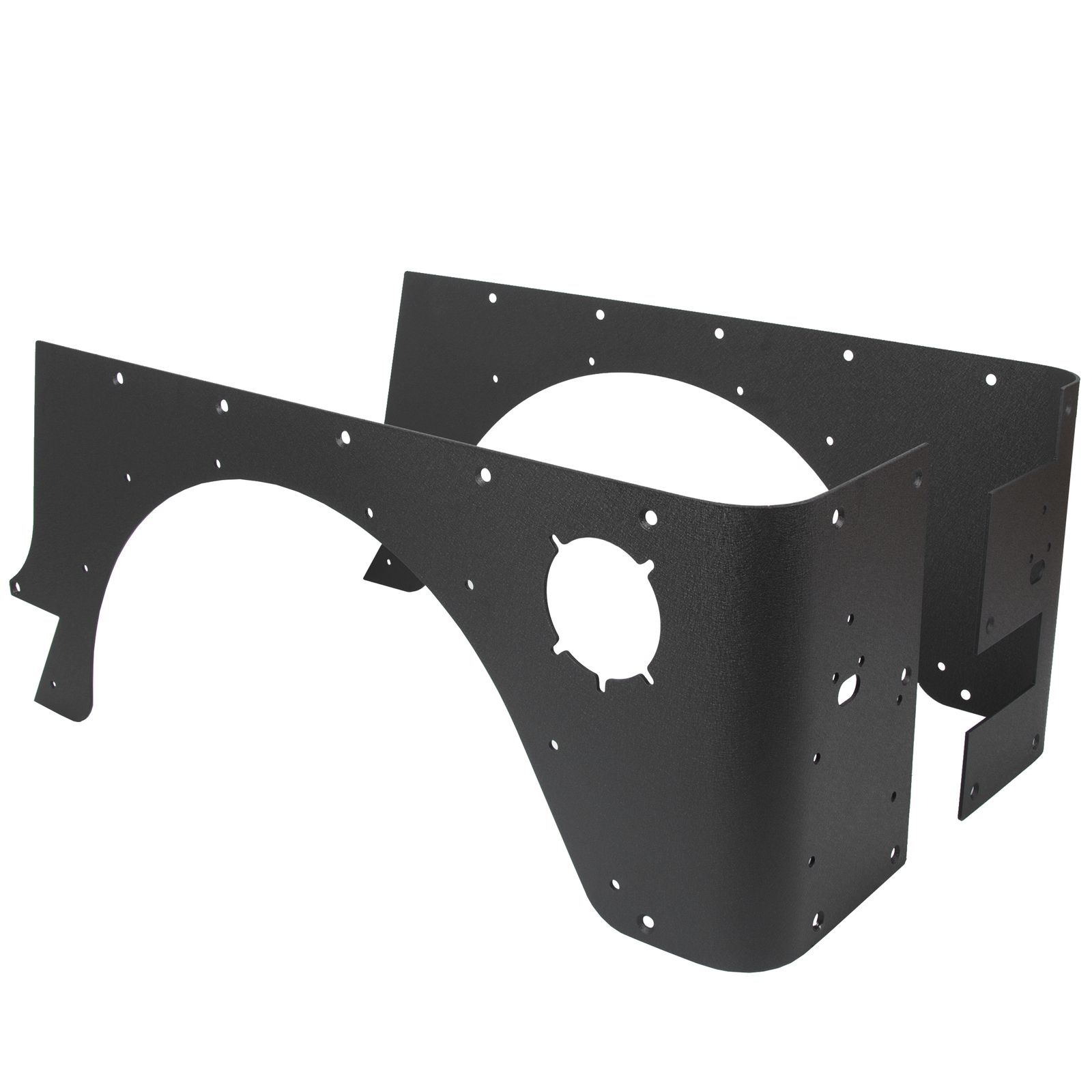 For Jeep Wrangler TJ 97-06 51-0043 Rear Corner Rocker Guards Body Armor Textured