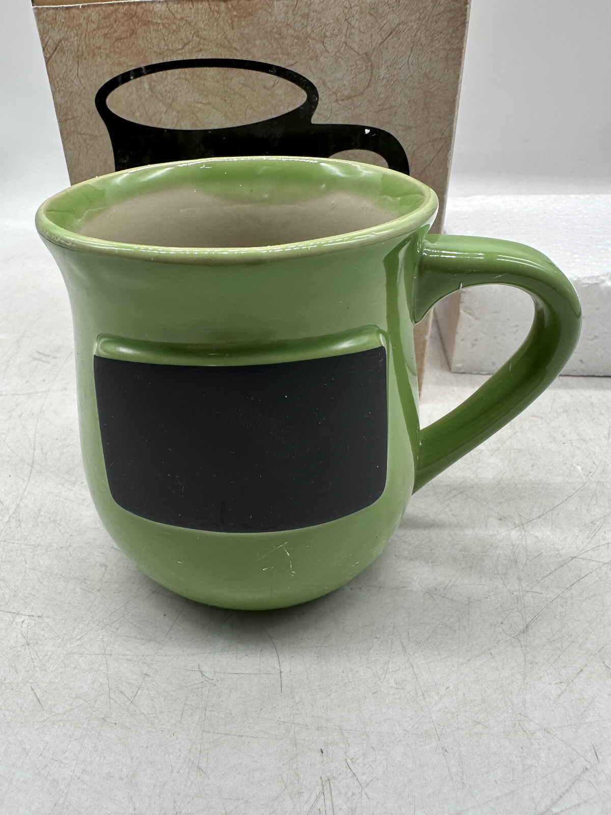 Muddy Water Ceramic Pottery Word Mug "Blank" Write Your Own New in Box