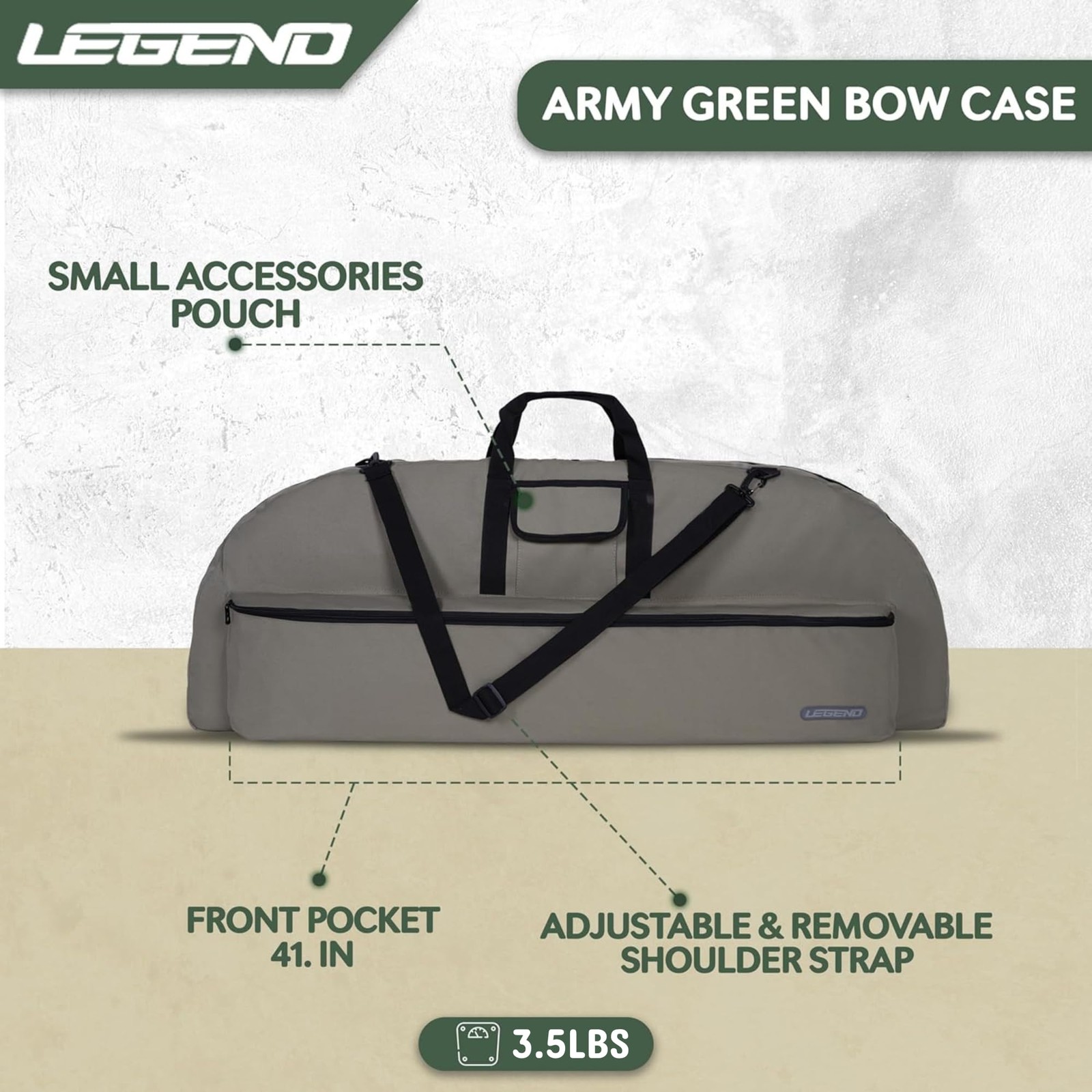 Essential Compound Bow Case - Soft Bow Case for Compound Bow & Archery Access...